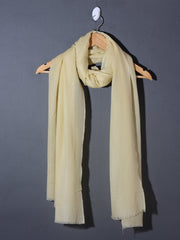 IVORY Solid Pashmina