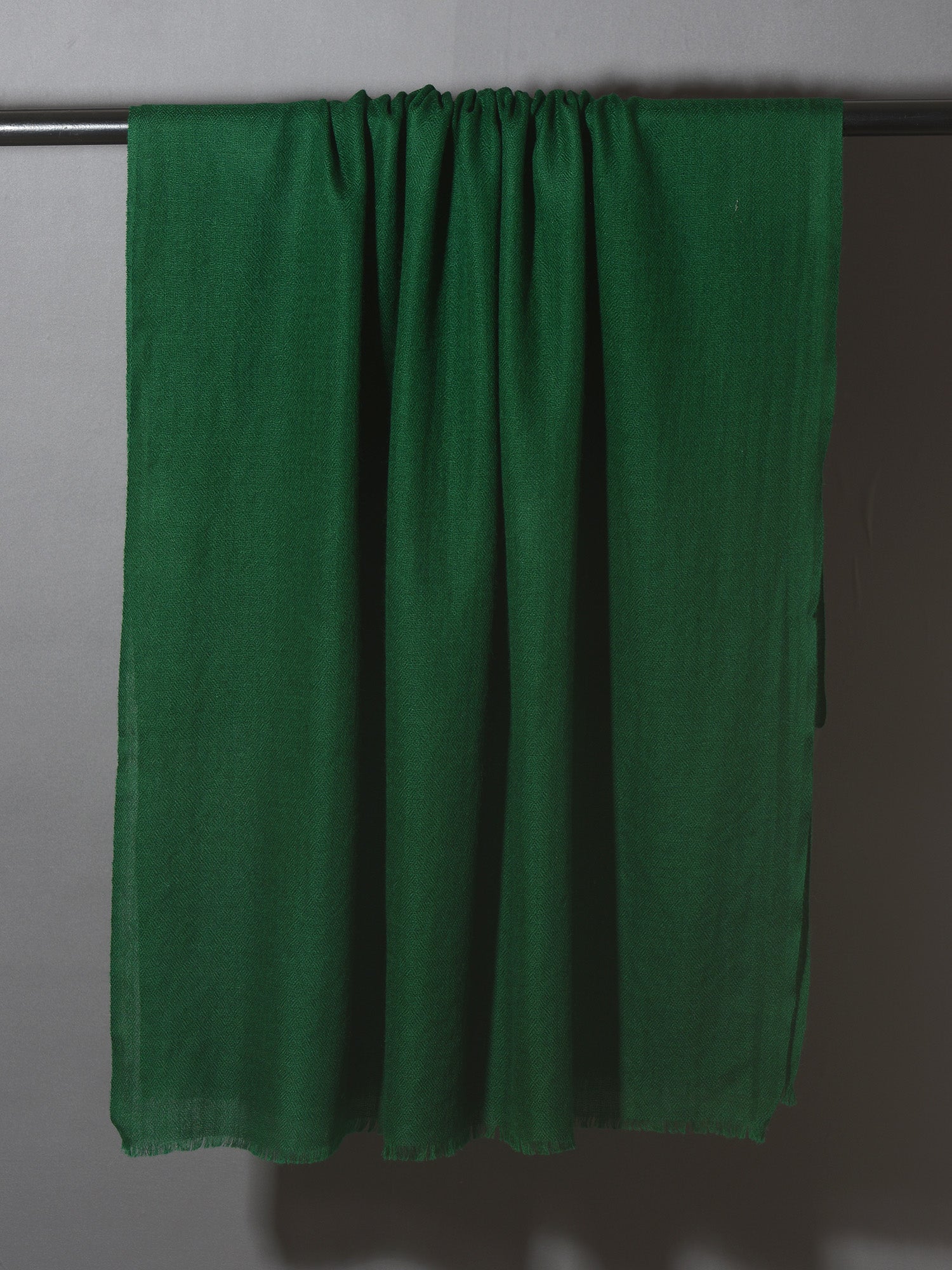 dark green scarf