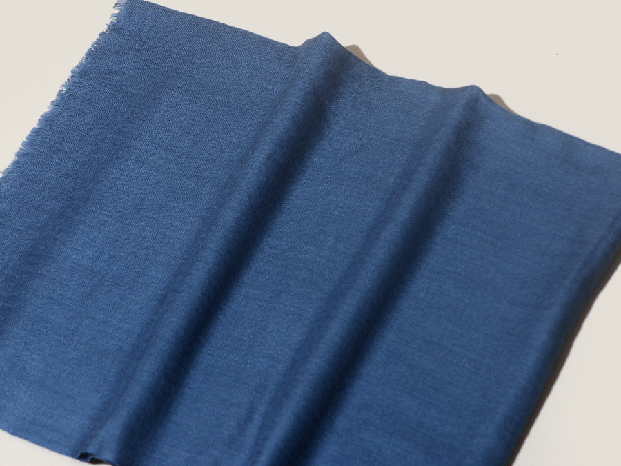 STEEL BLUE Solid Pashmina