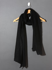 MIDNIGHT BLUE Solid Pashmina