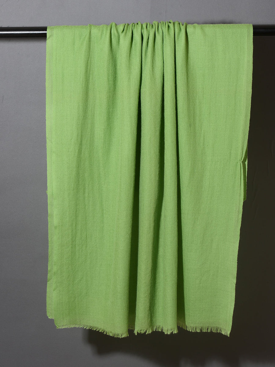 LIGHT GREEN Solid Pashmina