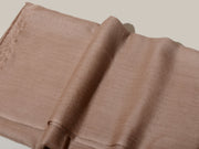 LATTE BROWN Solid Pashmina