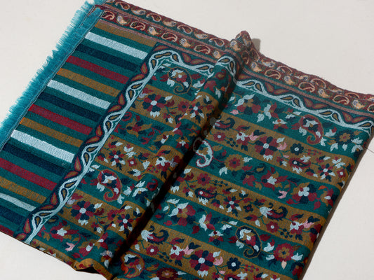 SAJILI Alluring Multi color Kani Woven Shawl - Unisex