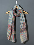 ZOON White Kani Woven Shawl - Unisex
