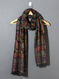 KAVIN the Mesmerizing black Kani Woven Shawl - Unisex
