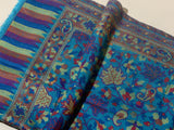SUBASH Alluring Blue color Kani Woven Shawl - Unisex