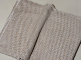 Mini Chevron Weave Super Soft Woolen Muffler -  Natural Sand