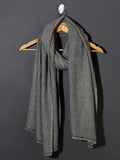 Mini Chevron Weave Super Soft Woolen Muffler - Grey