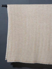 Chevron Weave Super Soft Woolen Muffler - Natural Sand