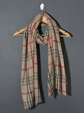 Classy Checks Fine Wool Super Soft Woolen Muffler - Multi