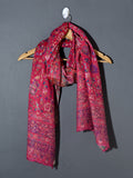 JAWARIA Charming Pink Kani Woven Shawl  with ZARI - Unisex