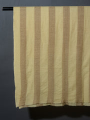 Kashmiri Box Checks Patterned Pashmina Stole - Butter Cream