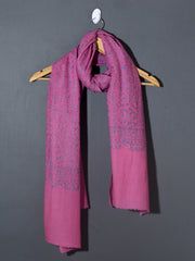 PHOOL JALI The Floral Jaal Hand Embroidered Stole - Pink