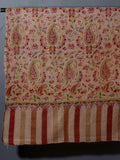 SHEEN Alluring Paisley Flower Kani Woven Shawl  with Embroidery  Unisex