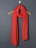 Solid Dyed Woolen Muffler -  Coral