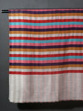 Multi Stripes Kashmiri Patterned Pashmina Stole - Multi Bright Stripes