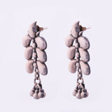 Water Droplets Silver Earrings