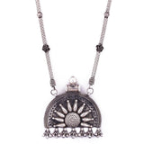 Rustic Sterling Silver Necklace