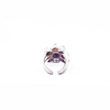 Nine Gems Silver Healing Ring