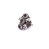 Ornamental Golden Rutilated Quartz Healing Ring