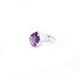 Amethyst Gemstone Studded Healing Ring