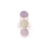 Chalcedony Gemstones Healing Ring