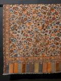 FALAK Alluring Natural Ochre Kani Woven Shawl - Unisex