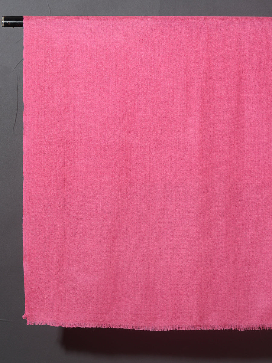 FLAMINGO PINK Solid Pashmina