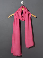 FLAMINGO PINK Solid Pashmina